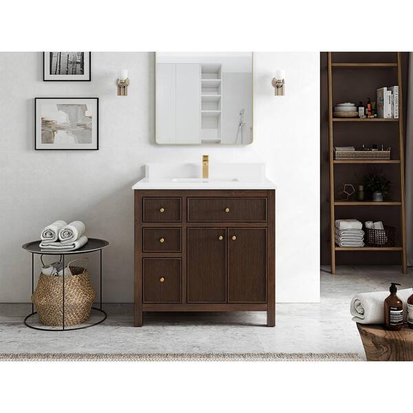 Willow Collections Sonoma Teak 36 in. Single Sink