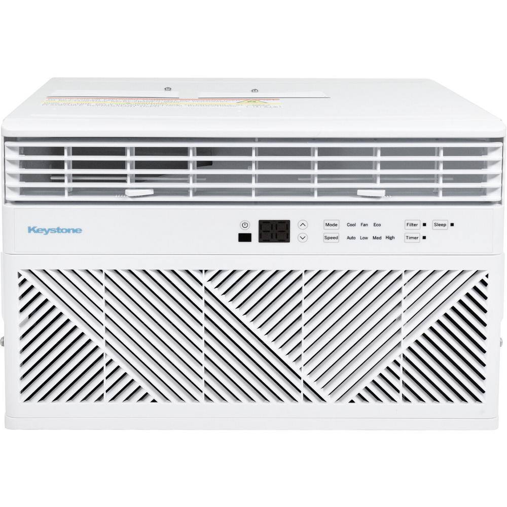 Keystone 10,000 BTU White Window Air Conditioner with Remote