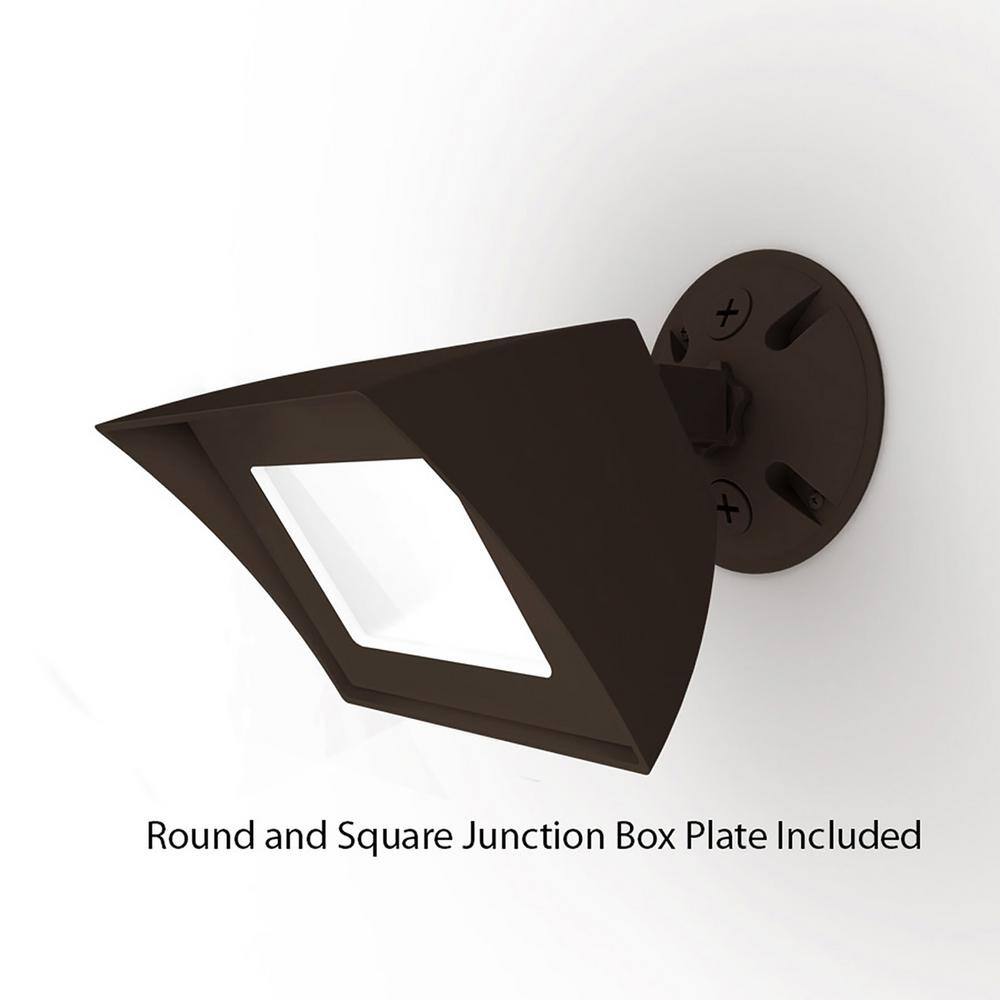 Bronze 35W LED Security Flood Light with Die-Cast Aluminum Housing