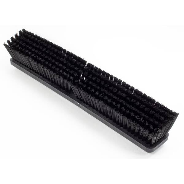 CFS Brands 41890EC03 Sparta 18 in. Black Polypropylene Push Broom Head (12-Pack) - 3