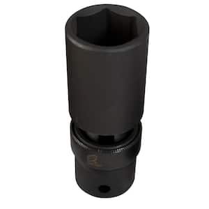 13 mm 1/2 in. D Impact Universal 6-Point DP Socket