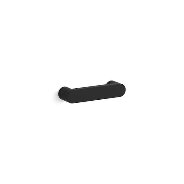 Components 3 in. (76 mm) Center-to-Center Matte Black Bar Pull