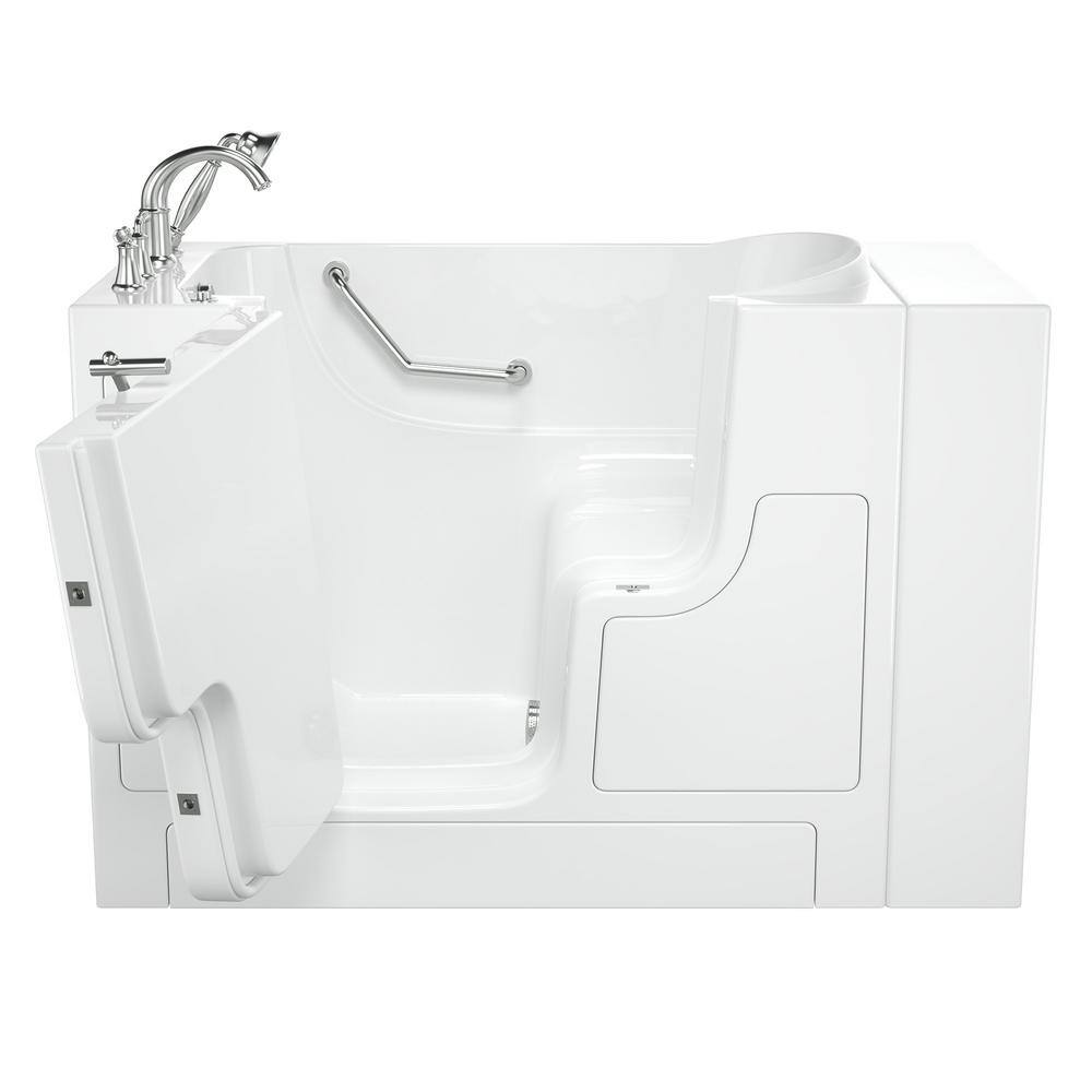 52'' x 30'' White Fiberglass Walk-In Soaking Bathtub