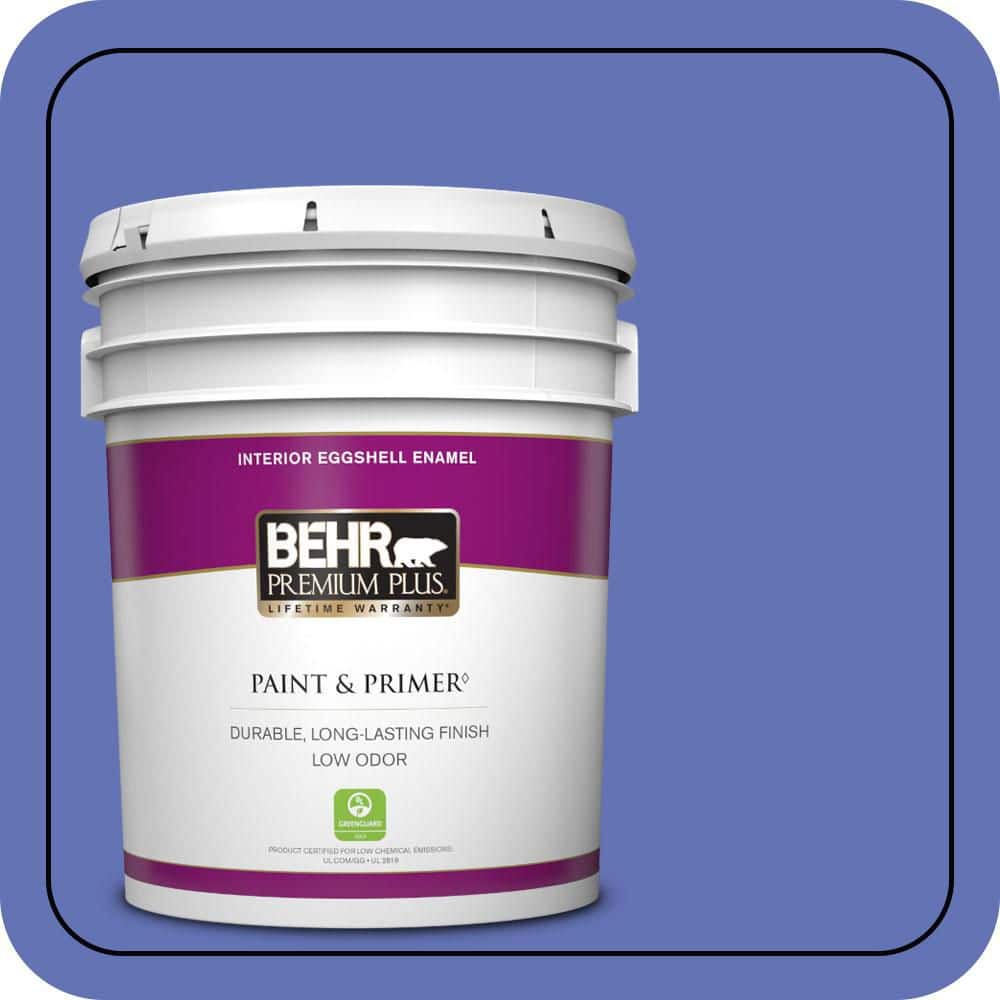 5 gal. #P540-6 Wild Pansy Eggshell Enamel Low Odor Interior Paint & Primer price history on PriceWatchPro