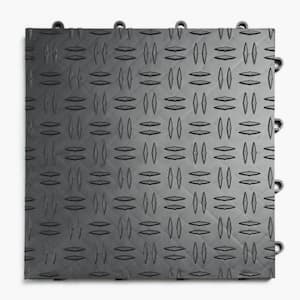 Diamond Graphite 12 in. x 12 in. x 0.5 in. Modular Garage Flooring Tile 48 pack (Covers 48 sq. ft.)
