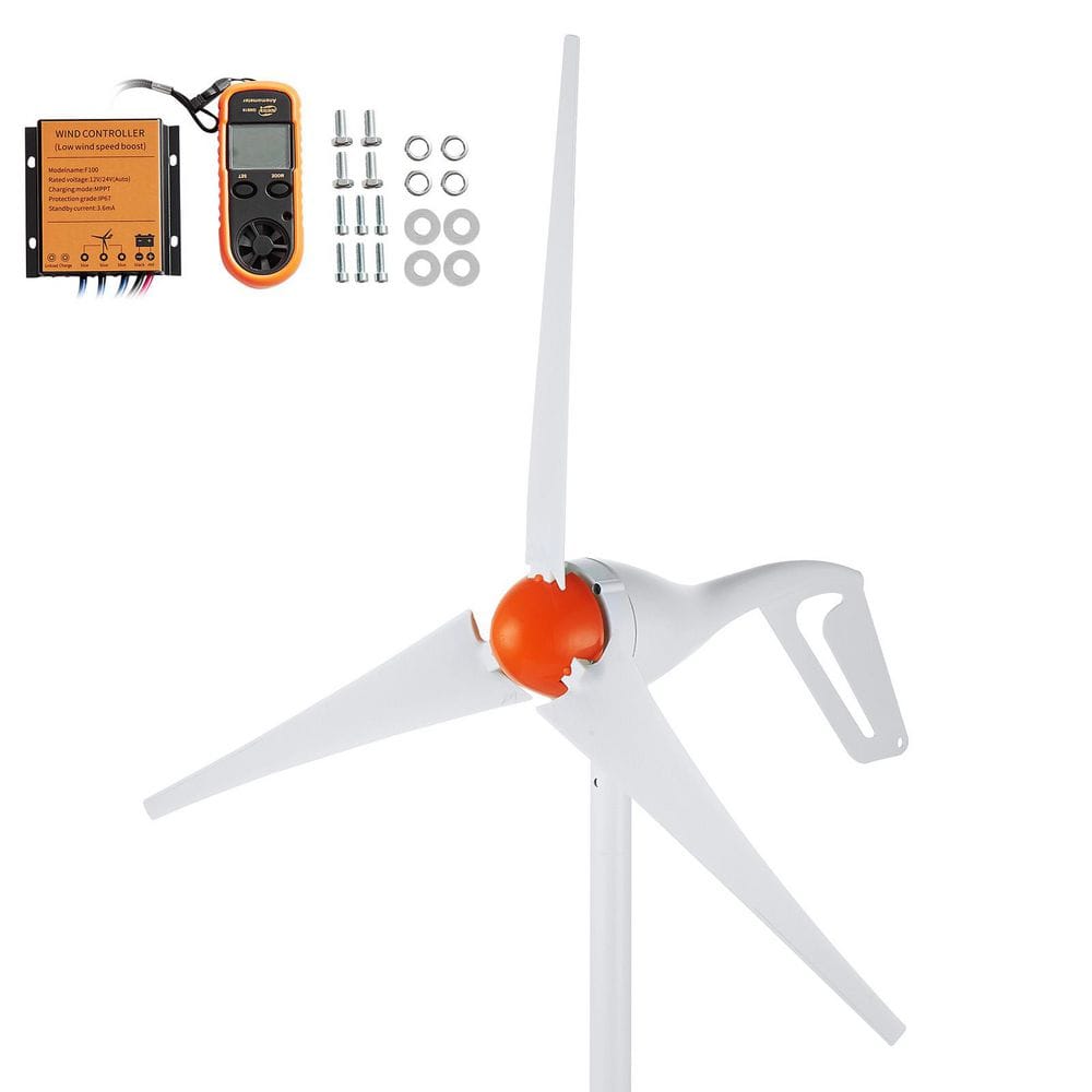 500 W 12 V Wind Turbine Generator Kit with Anemometer, 3-Blade Power Generator, Adjustable Windward Direction for Home price history on PriceWatchPro