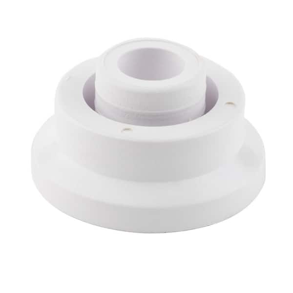 Deckorators White Round Designer Horizontal Plastic Connector (20-Pack)