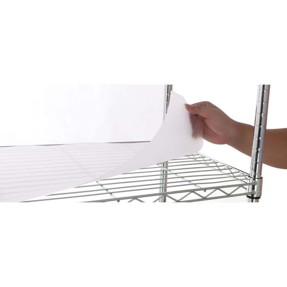 Chrome 7-Tier Adjustable Metal Wire Shelving Unit with Wheels