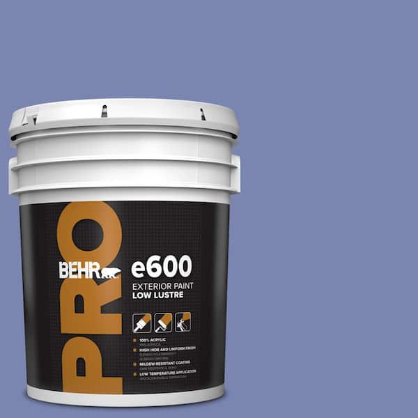 BEHR PRO 5 gal. #610B-5 Corsican Purple Low Luster Exterior Paint