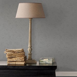 Distressed Concrete Effect Chocolate Brown Matte Finish Vinyl on Non-Woven Non-Pasted Wallpaper Roll
