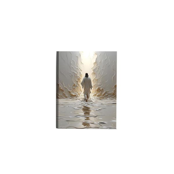 Jesus Walking on Water Canvas Wall Art