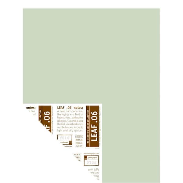 YOLO Colorhouse 12 in. x 16 in. Leaf .06 Pre-Painted Big Chip Sample