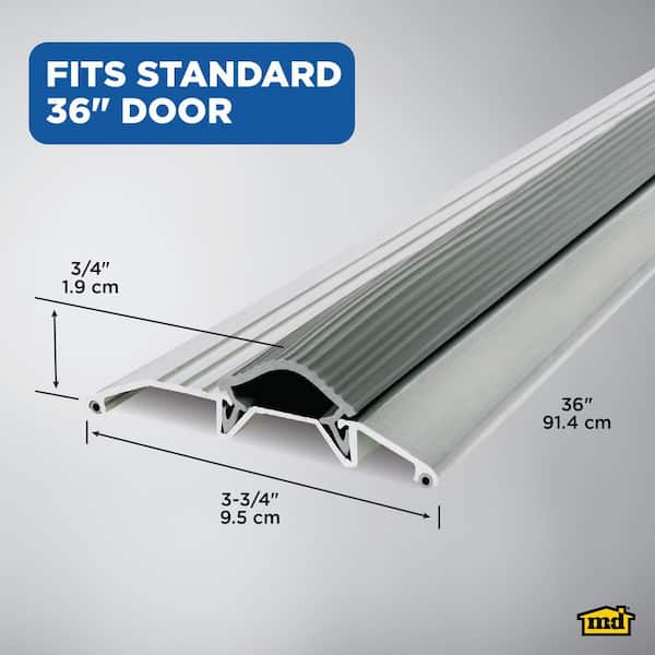 M-D Building Products 3-3/4 in. x 3/4 in. x 36 in. Silver Aluminum