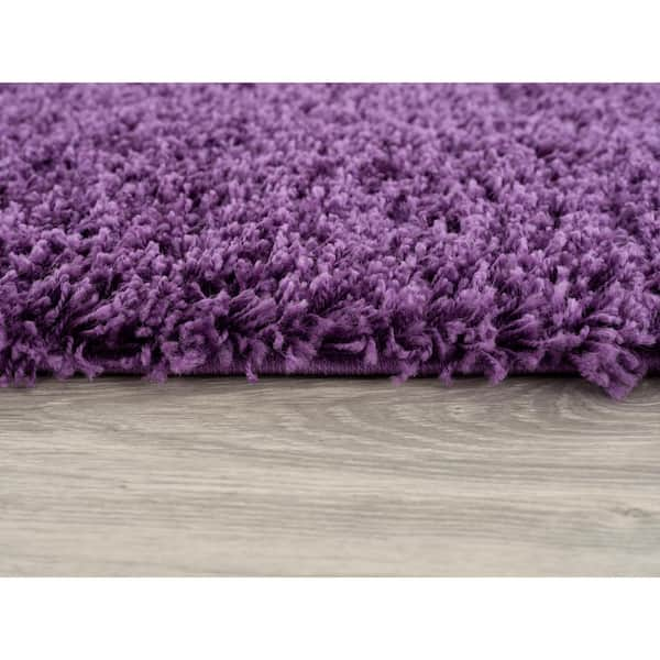 Purple Flatweave Chenille Rug - 3'6 x 5'6 – abc carpet & home