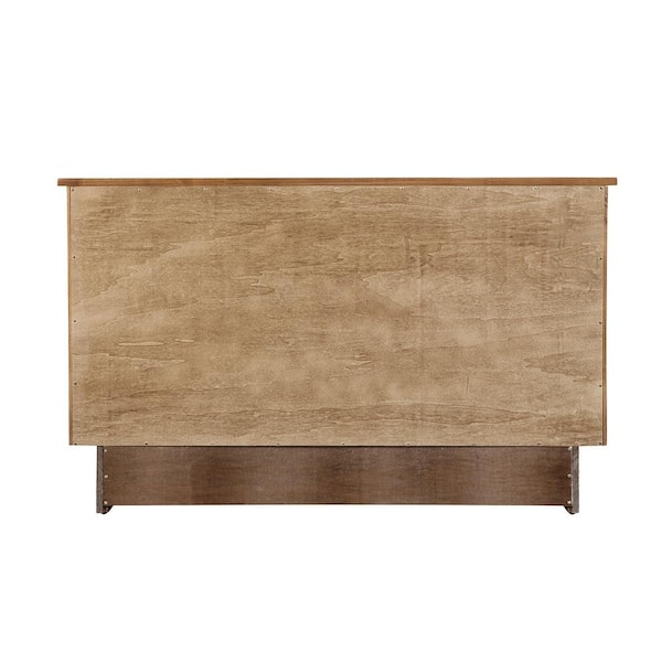 Creden-ZzZ Brussels Ash Queen Size Cabinet Bed 543-15 - The Home Depot