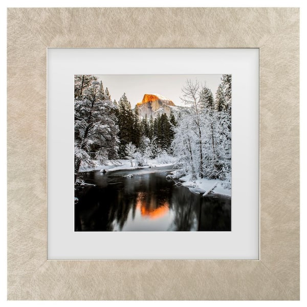 Trademark Fine Art David H Yang the Last Sunshine Matted Framed Photography Wall Art 14.5 in. x 14.5 in.