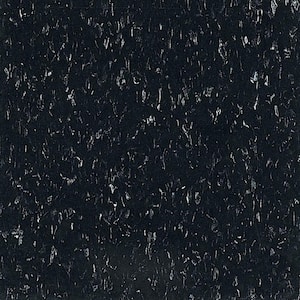 Imperial Texture VCT 12 in. x 12 in. Classic Black Standard Excelon Commercial Vinyl Tile (45 sq. ft. / case)