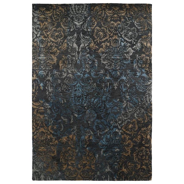 Kaleen Mercery Charcoal 2 ft. x 3 ft. Area Rug