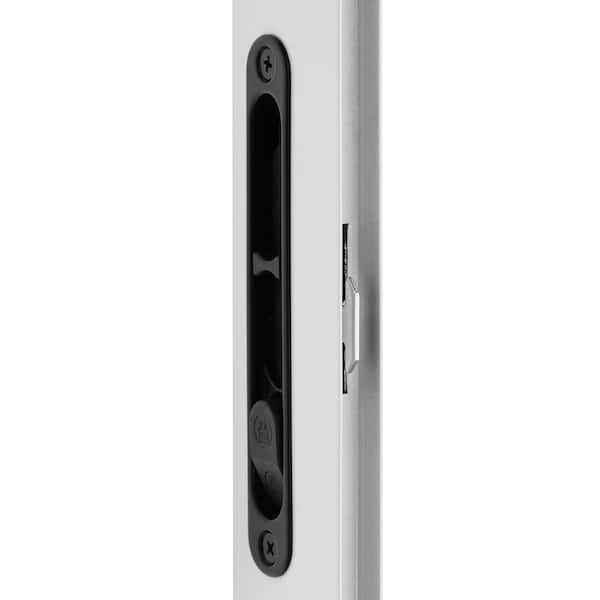 Prime-Line Diecast Black Flush Sliding Screen Door Latch A 202