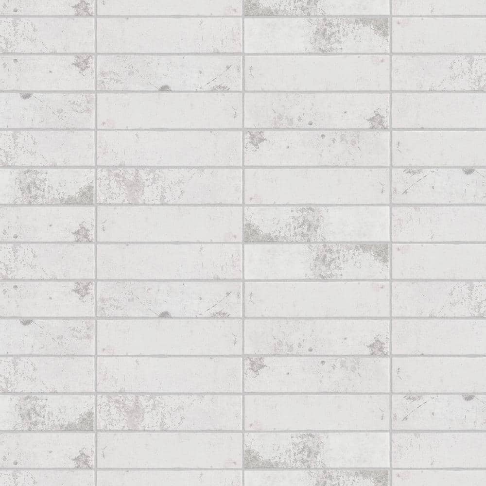 London White 3" x 12" Multi-Finish Ceramic Subway Wall Tile