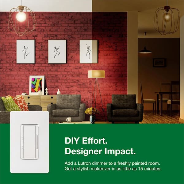 Lutron Maestro LED+ Dimmer Switch for Dimmable LED Bulbs, 150W