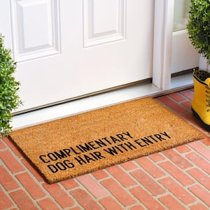 Complimentary Dog Hair With Entry 24 in. x 48 in. Door Mat