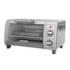  BLACK+DECKER TO1785SG Crisp N Bake Air Fry Toaster Oven,  4-Slice, Gray: Home & Kitchen