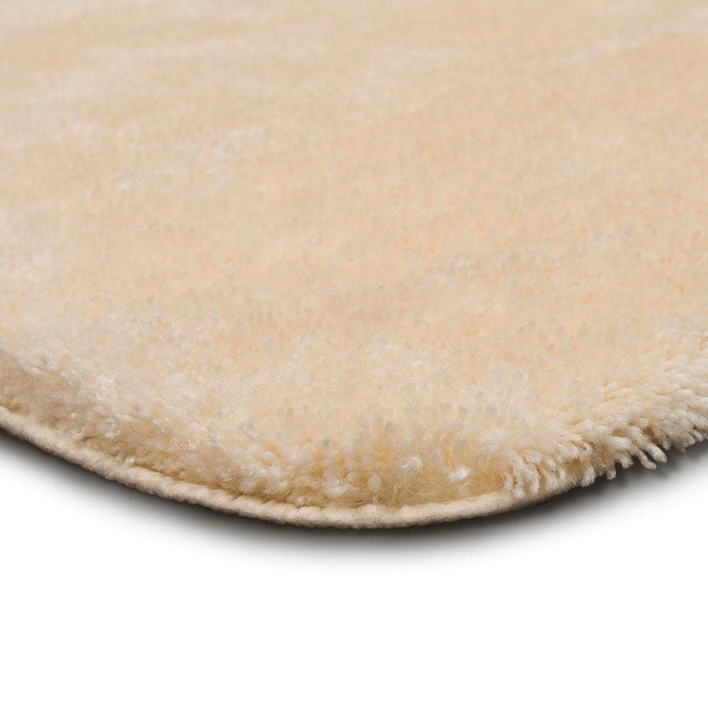 Pearl Flat Pile Polyester Bath Rug