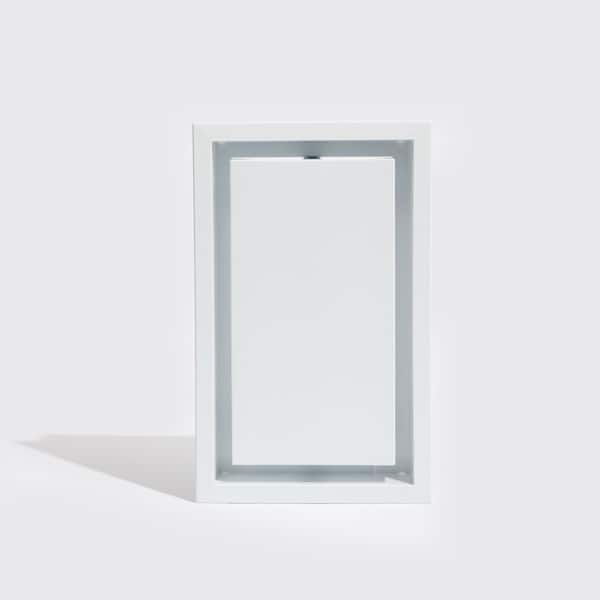 Framed Wall Vent (Lite) 10 in. x 14 in. White