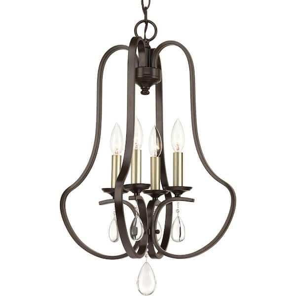 Anjoux Collection 4-Light Antique Bronze Pendant