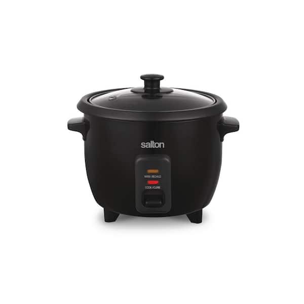 Salton Black Automatic 6-Cup Rice Cooker RC2104BK - The Home Depot