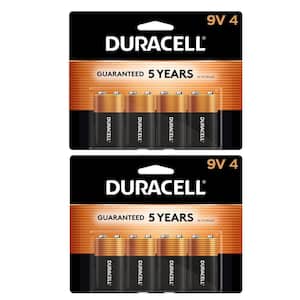 Coppertop 4-Count 9-Volt Alkaline Battery Mix Pack (8 Total Batteries)