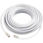 50 ft. RG6 Coax Cable in White