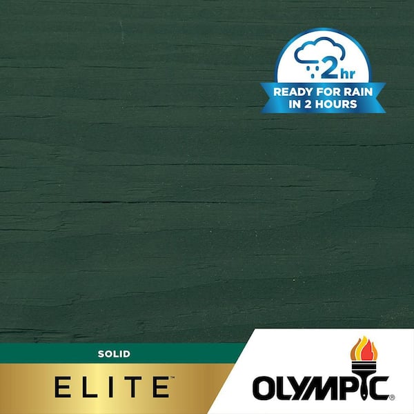 Elite 5 gal. SC-1048 Mountain Pine Solid Advanced Exterior Stain and Sealer in One