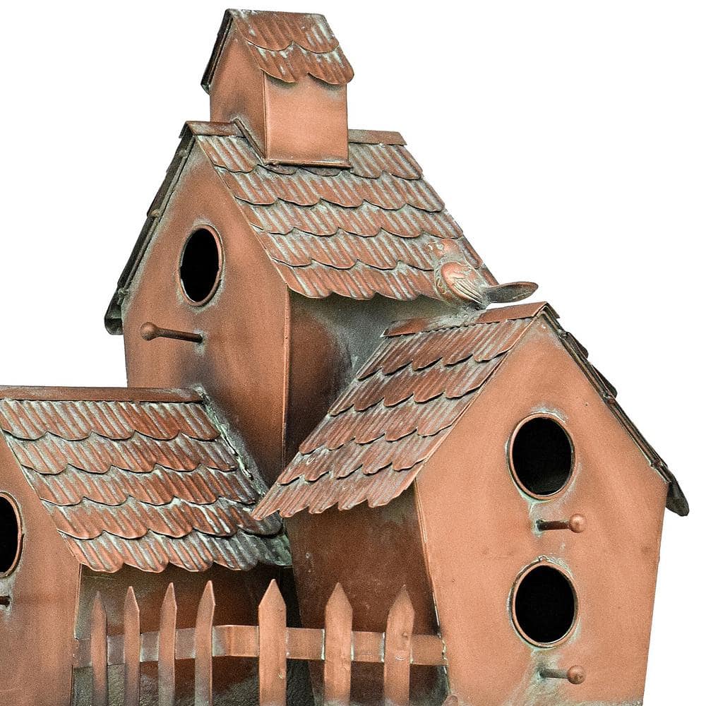 New Britain Country Style Iron Birdhouse Stake