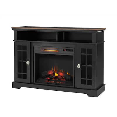 Canteridge 47 in. Media Console Electric Fireplace for TVs up to 55 in. in Black