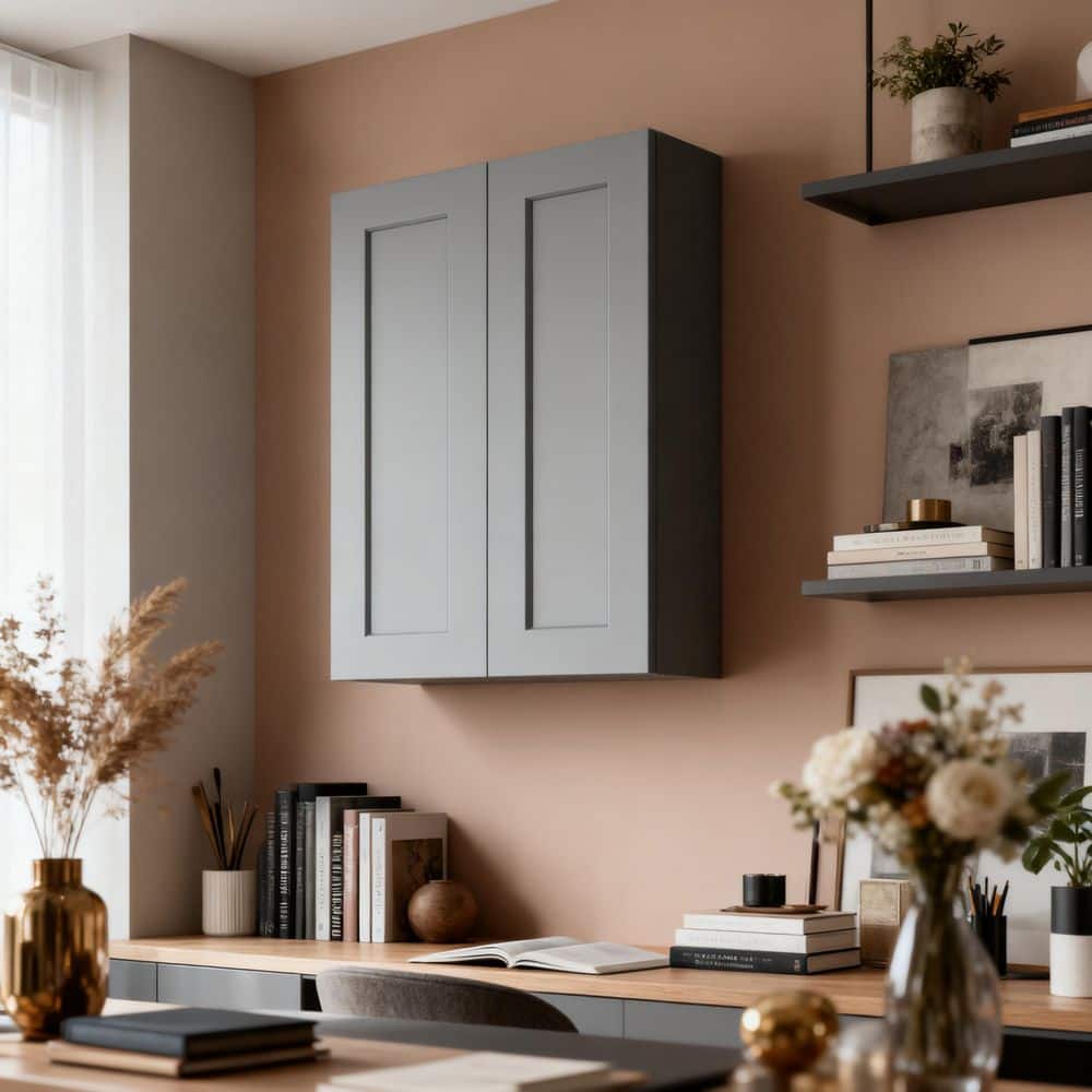 Gray 36 in. H Accent Wall Storage Cabinet Sideboard with Double Soft Close Doors and 2 Adjustable Shelves price history on PriceWatchPro