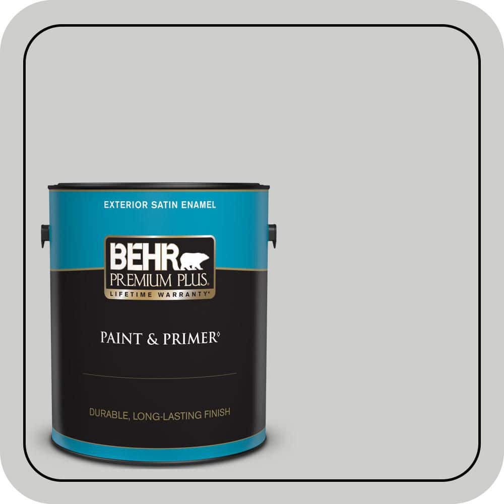 1 gal. #PPL-64 Pewter Vase Satin Enamel Exterior Paint & Primer price history on PriceWatchPro