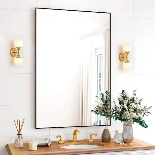 North 6.4 in. 2-Light Gold Bubble Modern Up and Down Wall Sconce with Opal Glass Globe Shade