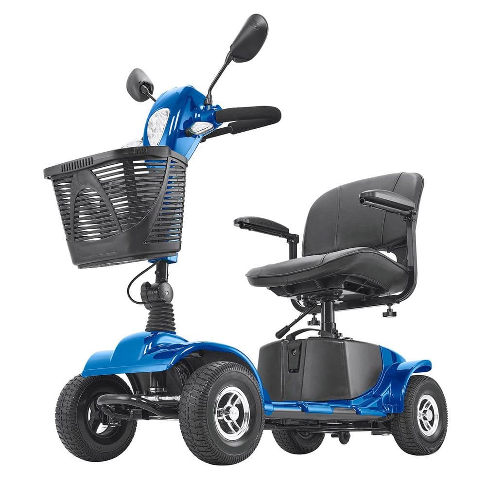 Folding 4-Wheel Mobility Scooter for Adults, 12-Mile Range, 9° Climb, 265 lb. Capacity, All-Terrain Electric Scooter price history on PriceWatchPro