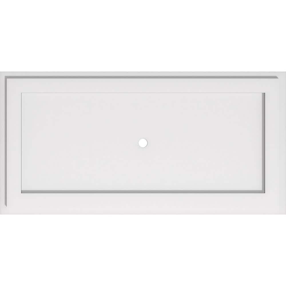 32 in. W x 16 in. H x 1 in. ID x 1 in. P Rectangle Architectural Grade PVC Contemporary Ceiling Medallion price history on PriceWatchPro