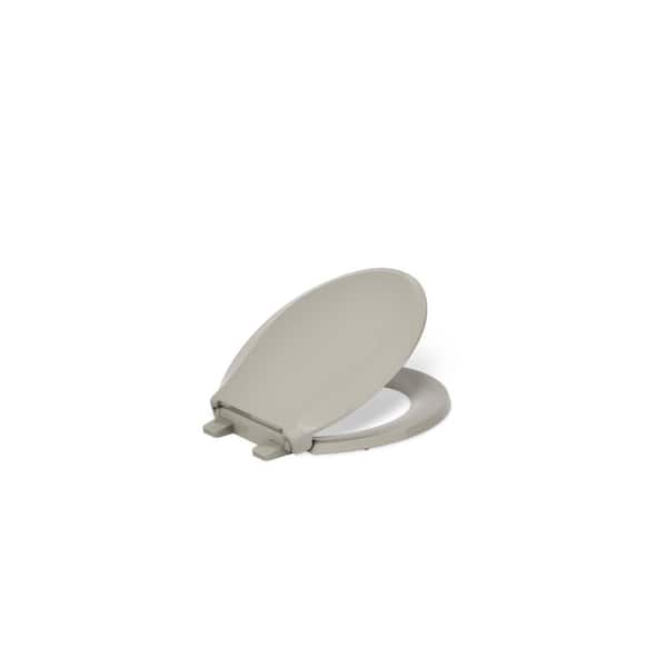 Cachet Round Closed Front Toilet Seat in Sandbar
