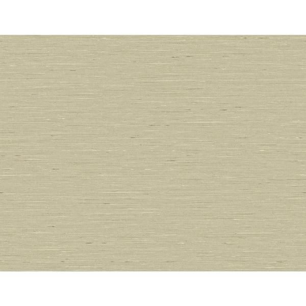 Seabrook Designs 60.75 sq. ft. Tan Bangkok Embossed Vinyl Unpasted Wallpaper Roll
