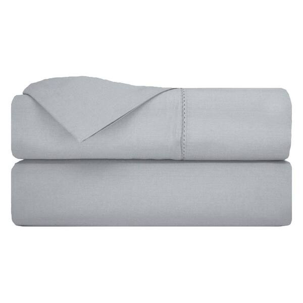 Nouvelle Home 4-Piece Ballard Blue Solid 800 Thread Count Cotton Queen Sheet Set