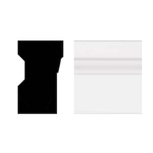2448 1-1/4 in. x 2 in. x 8 ft. PVC Composite White Brick Moulding