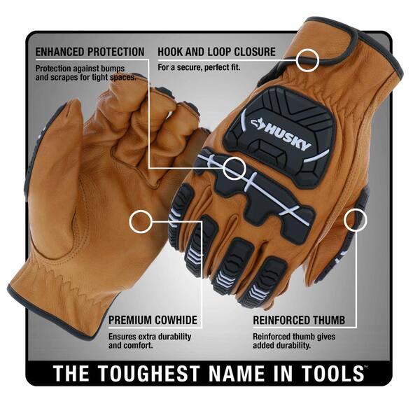 White's Size Medium Signature Series Leather/Fabric Metal Detector Gloves