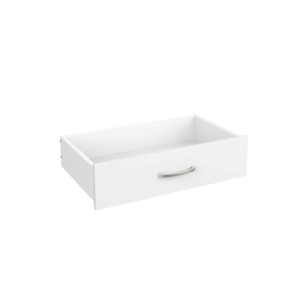 ClosetMaid Easentials 6.18 in. H x 24.02 in. W White Melamine Casual Drawer Kit for 27 in. Tower Frame