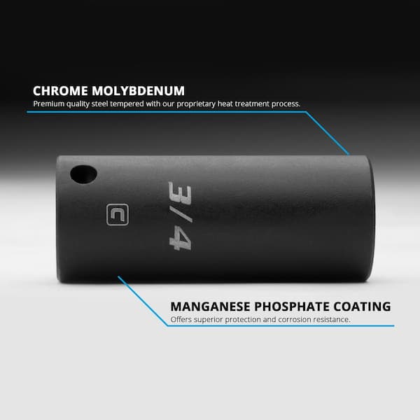 Capri Tools 3/8 In. Drive Shallow/Deep 6-Point Socket Set W/ Rail, Metric, 30-Pc | UK