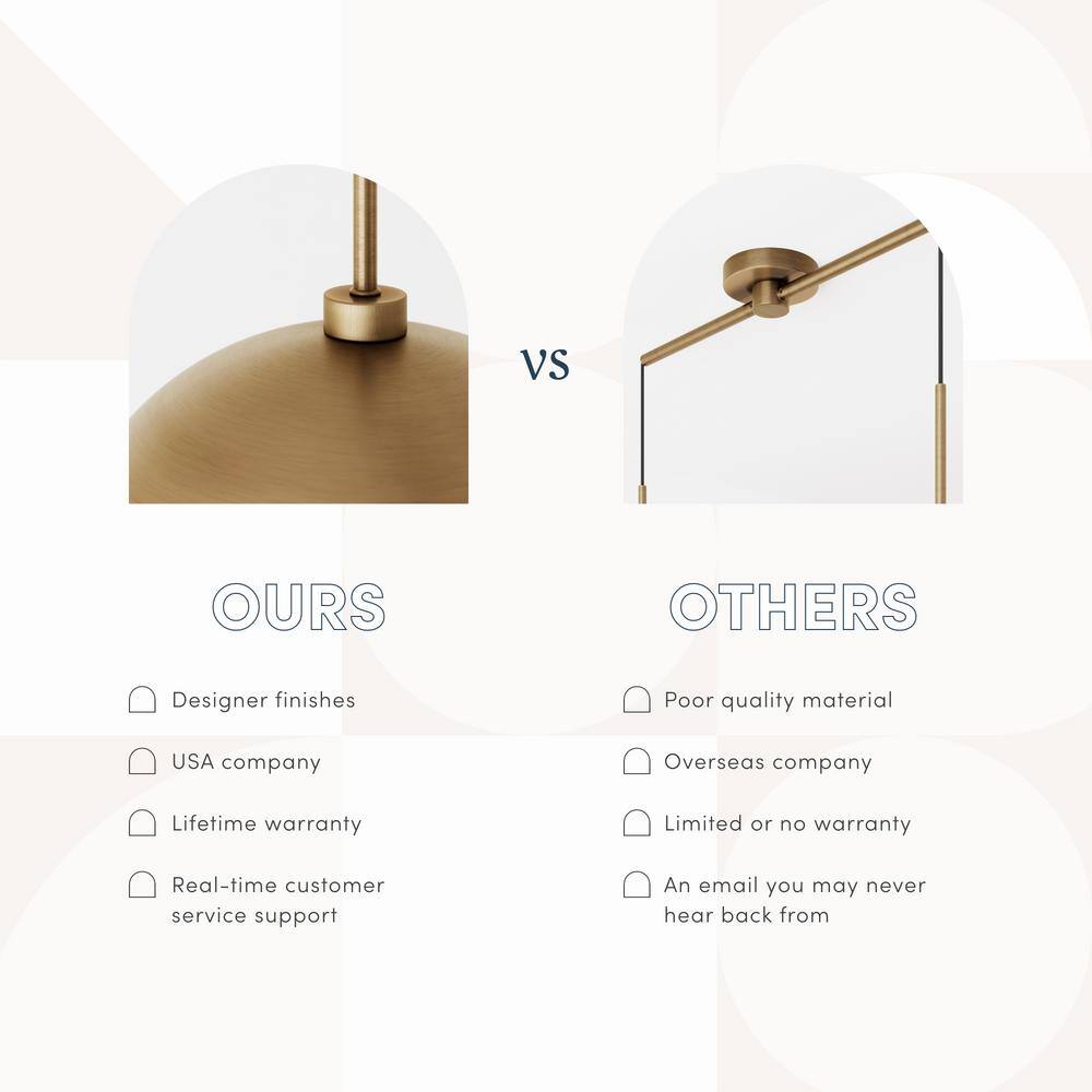 Percy Brass 2-Light Modern Island Pendant Fixture