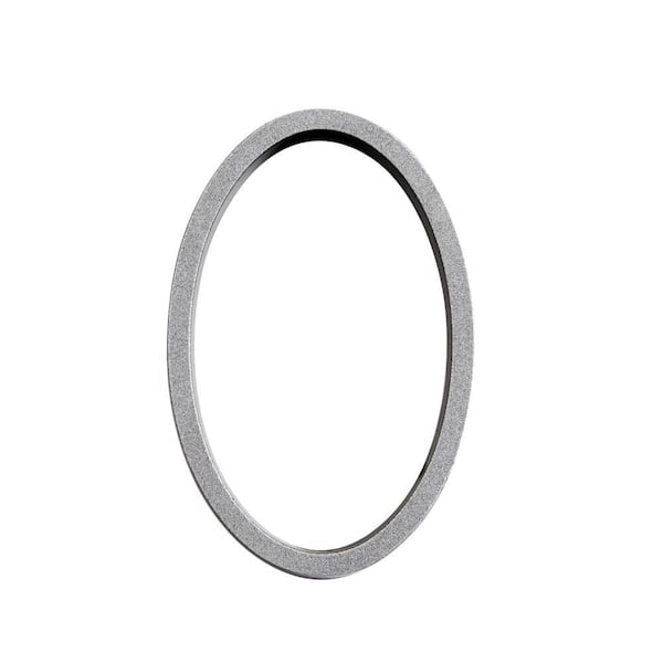 Everbilt 5 in. Silver Reflective Floating or Flush House Number 0